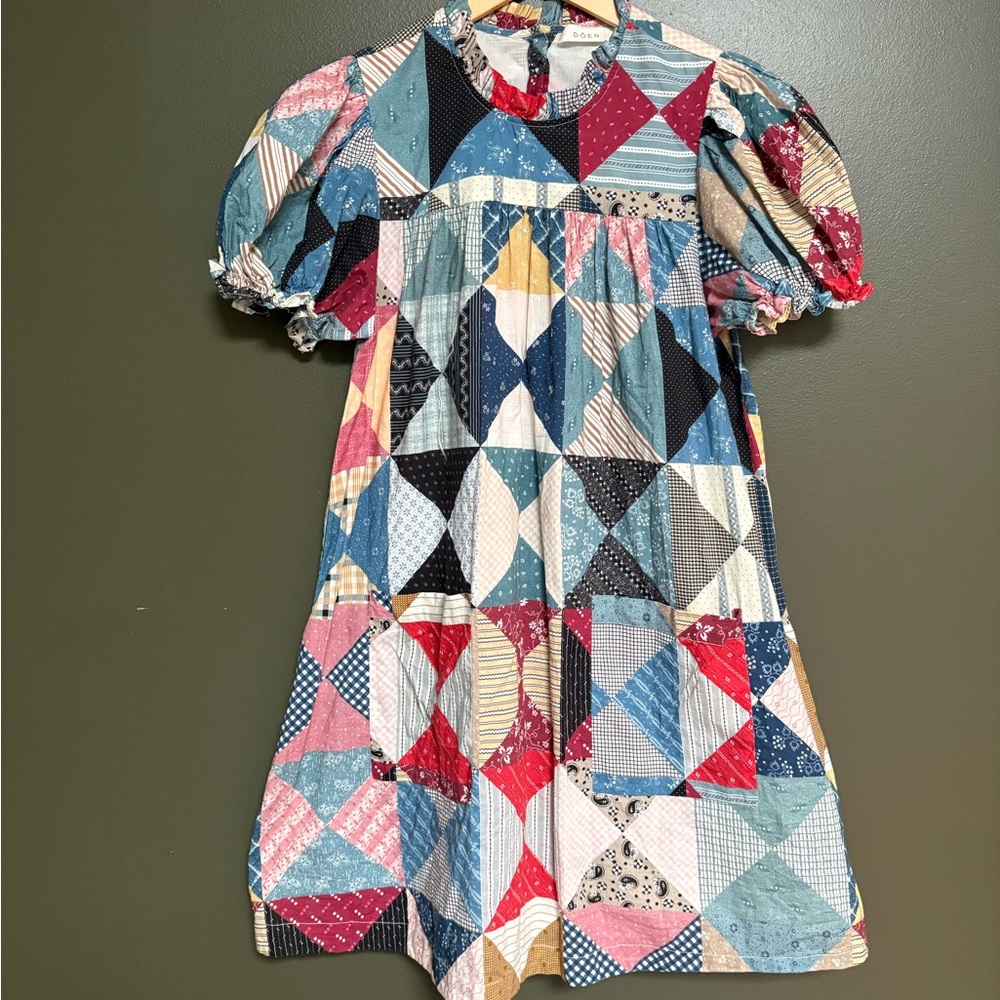 Doen Patchwork Boho dress